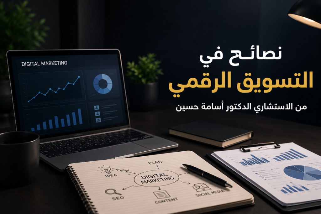 نصائح في التسويق الرقمي من الاستشاري الدكتور أسامة حسين