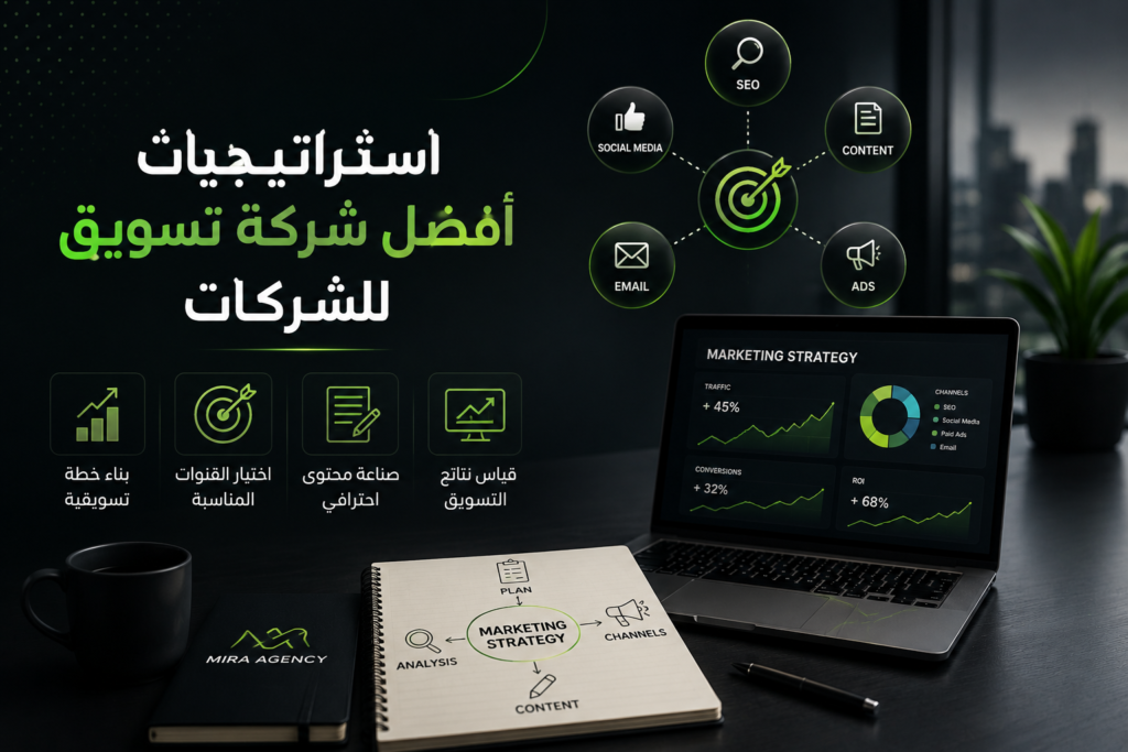 استراتيجيات أفضل شركة تسويق للشركات
