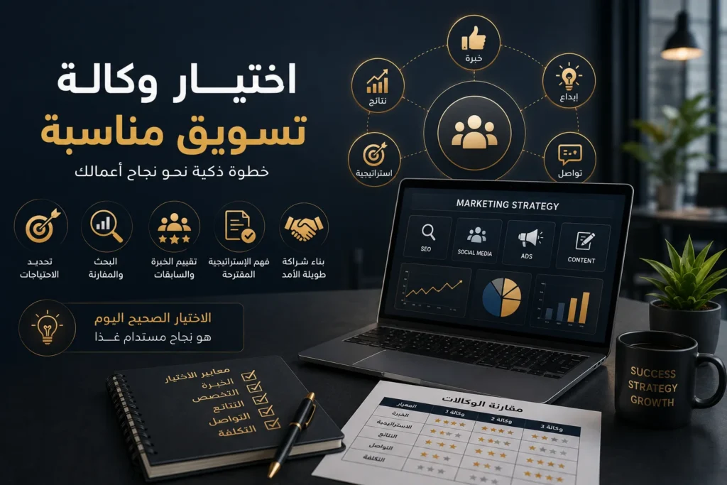 اختيار وكالة تسويق مناسبة